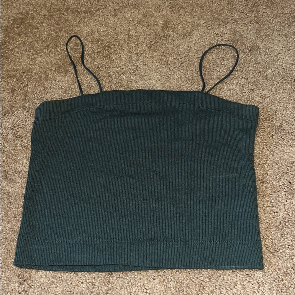 American Eagle Outfitters Forest Green Camisole